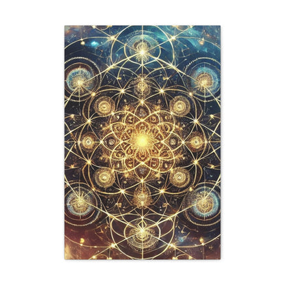 Sacred Geometry Art Canvas Ed. 75