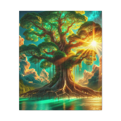 Trees of Light Art Canvas Ed. 12