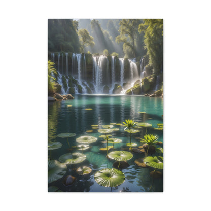 Majestic Waterfalls Art Canvas Ed. 24