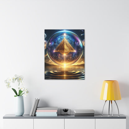 Sacred Geometry Art Canvas Ed. 32