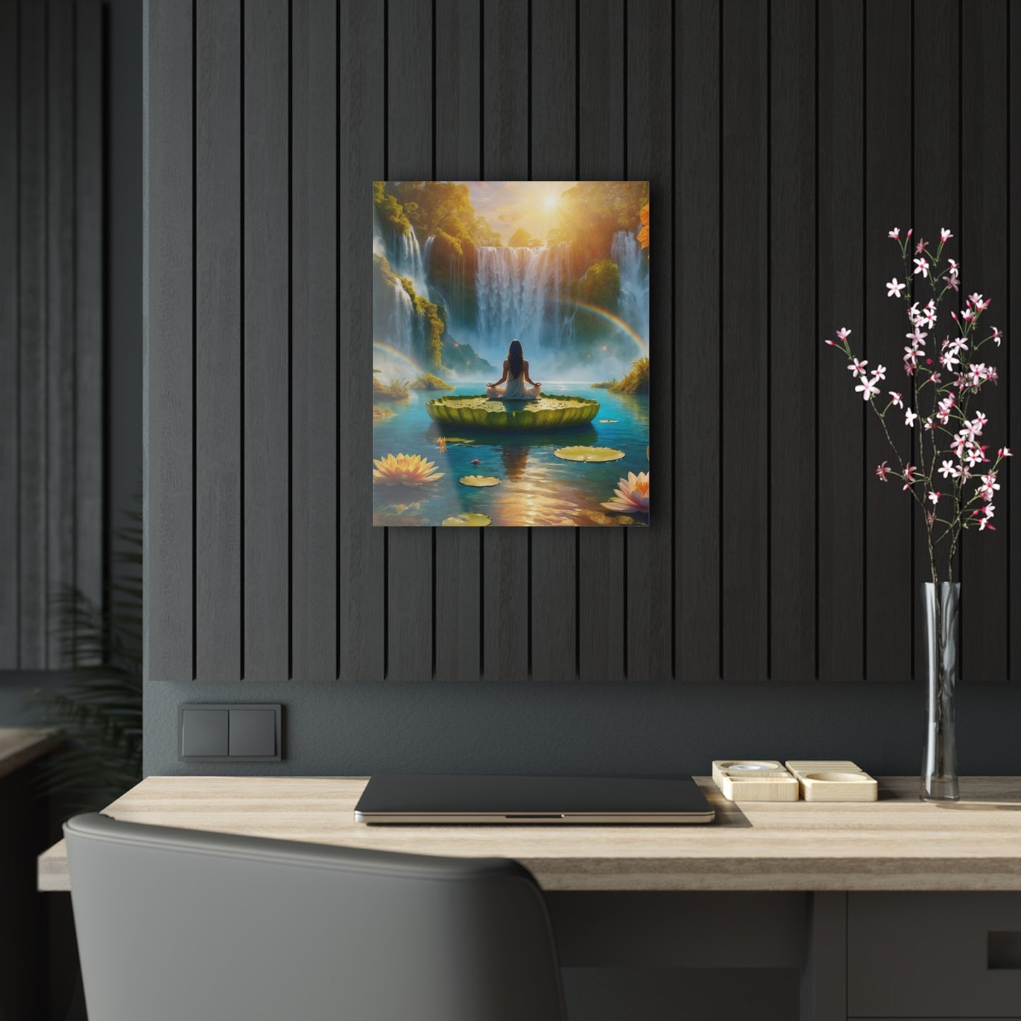 Blissful Lotus Acrylic Print Ed. 17