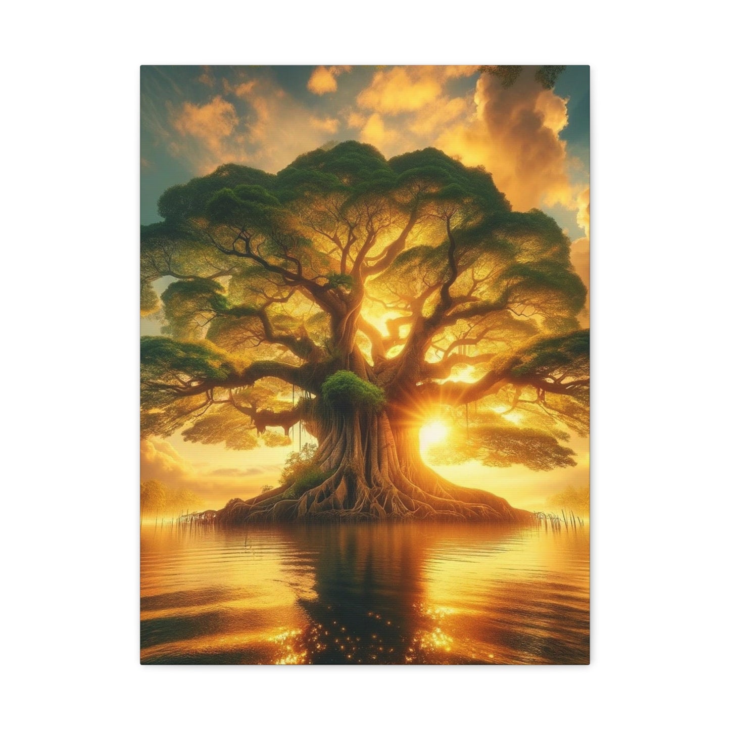 Trees of Light Art Canvas Ed. 4