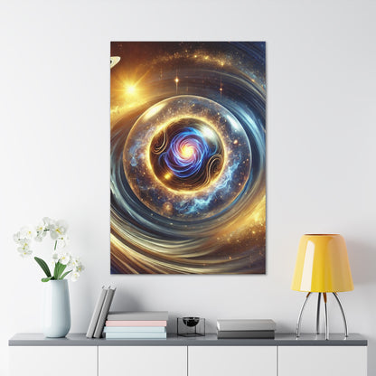 Energetic Orbs Art Canvas Ed. 14