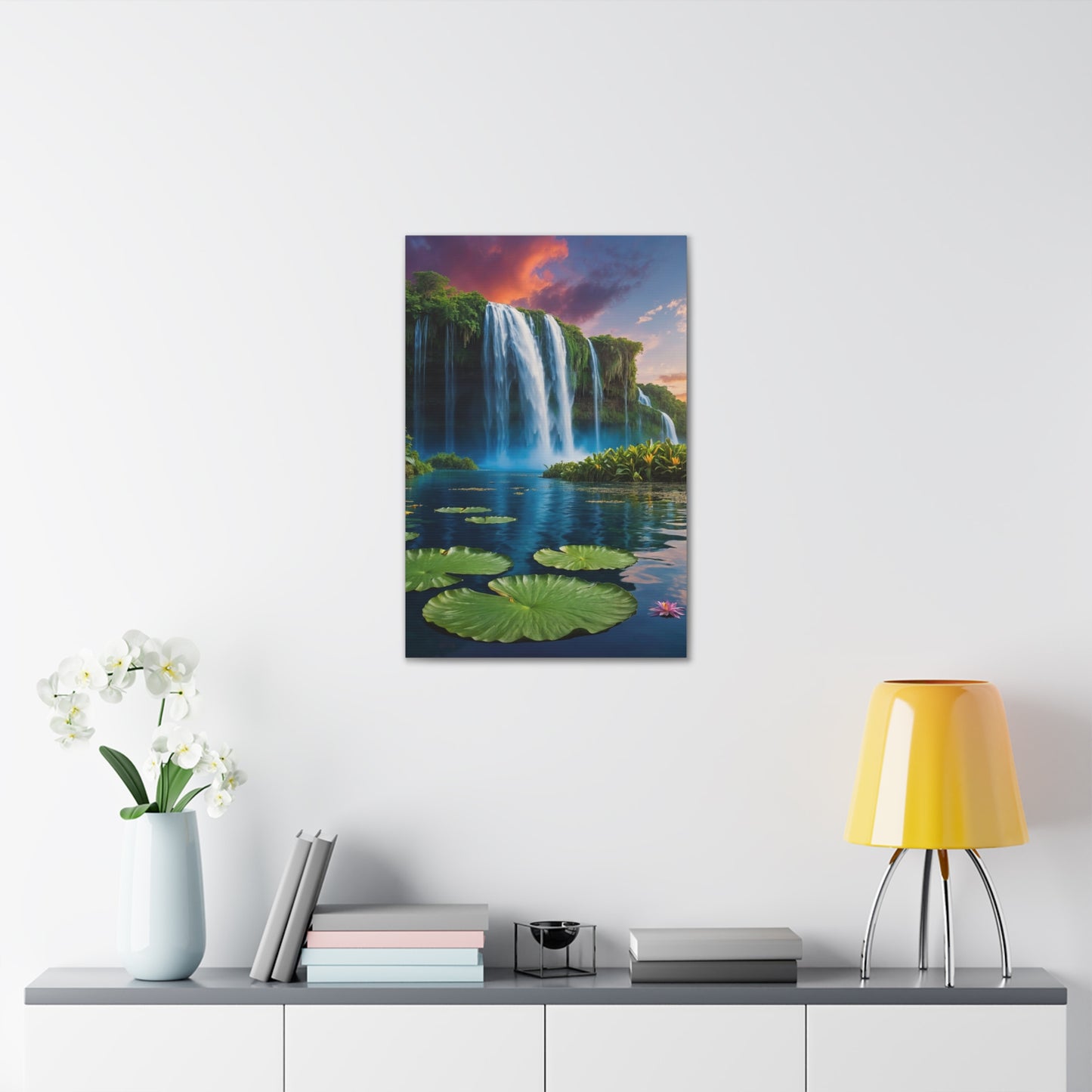 Blissful Lotus Art Canvas Ed. 3