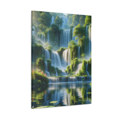 Majestic Waterfalls Art Canvas Ed. 9