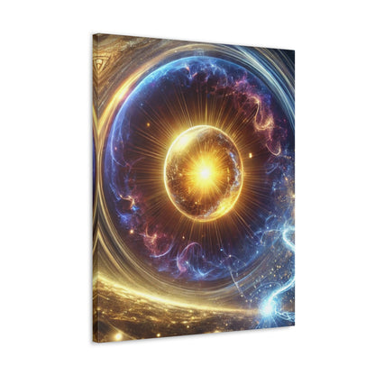 Energetic Orbs Art Canvas Ed. 9