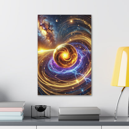 Energetic Orbs Art Canvas Ed. 8