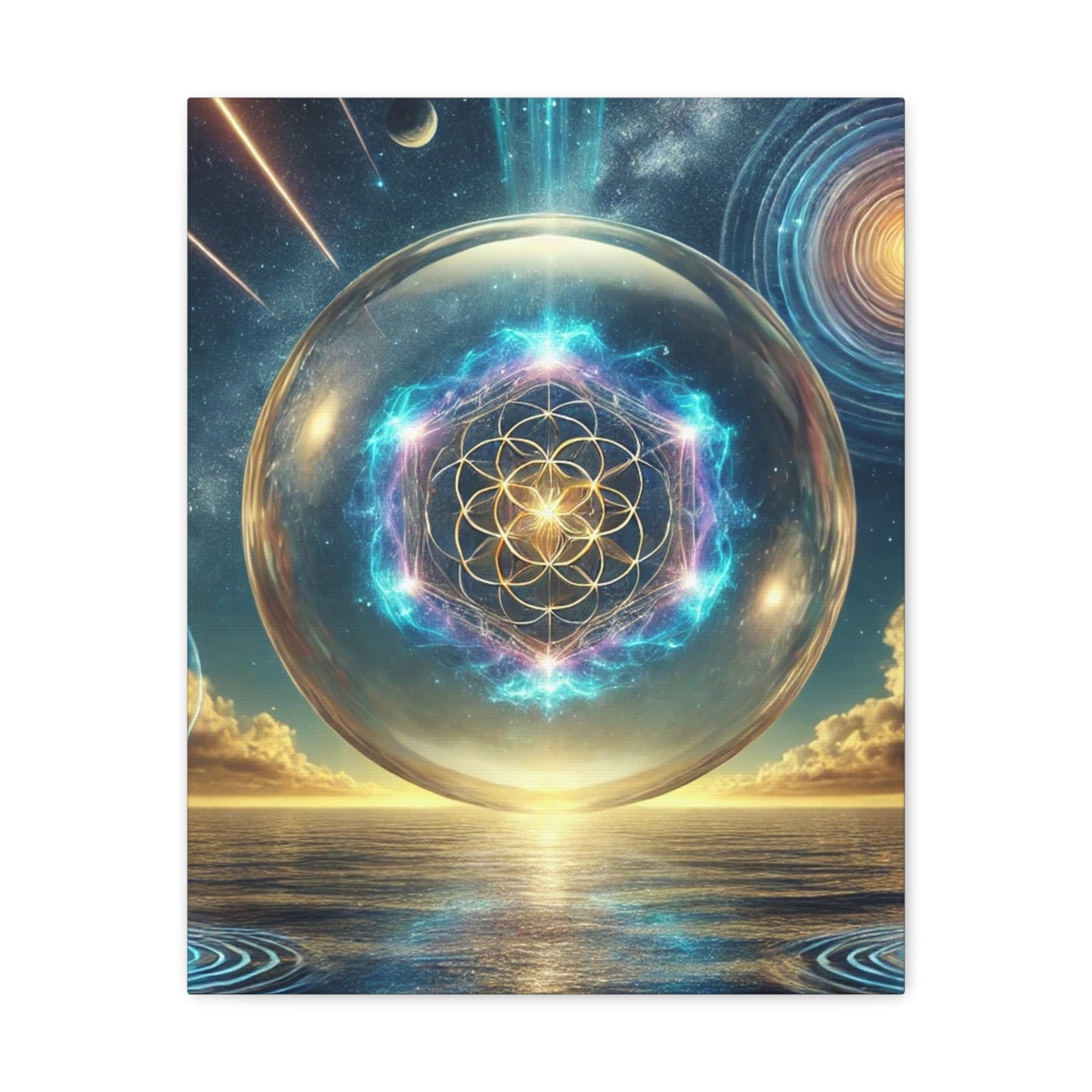 Sacred Geometry Art Canvas Ed. 18