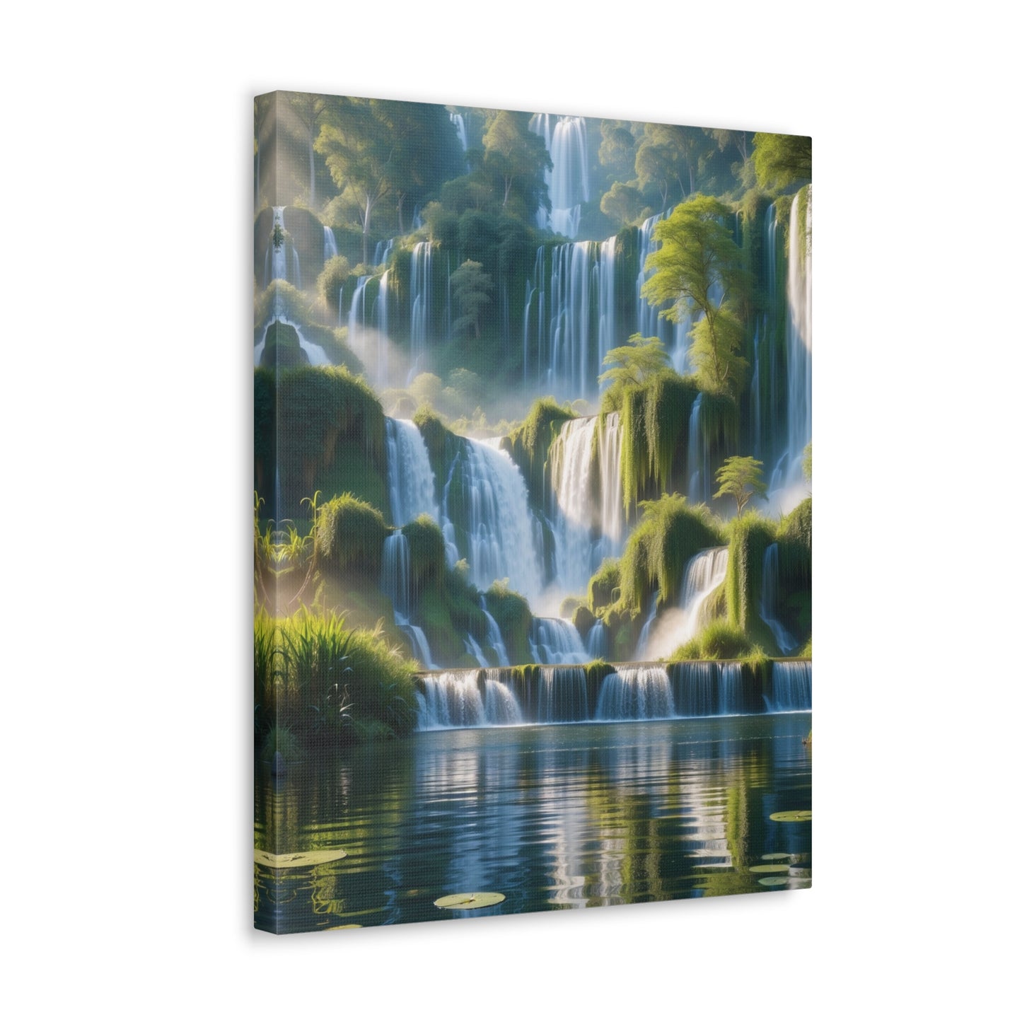 Majestic Waterfalls Art Canvas Ed. 10