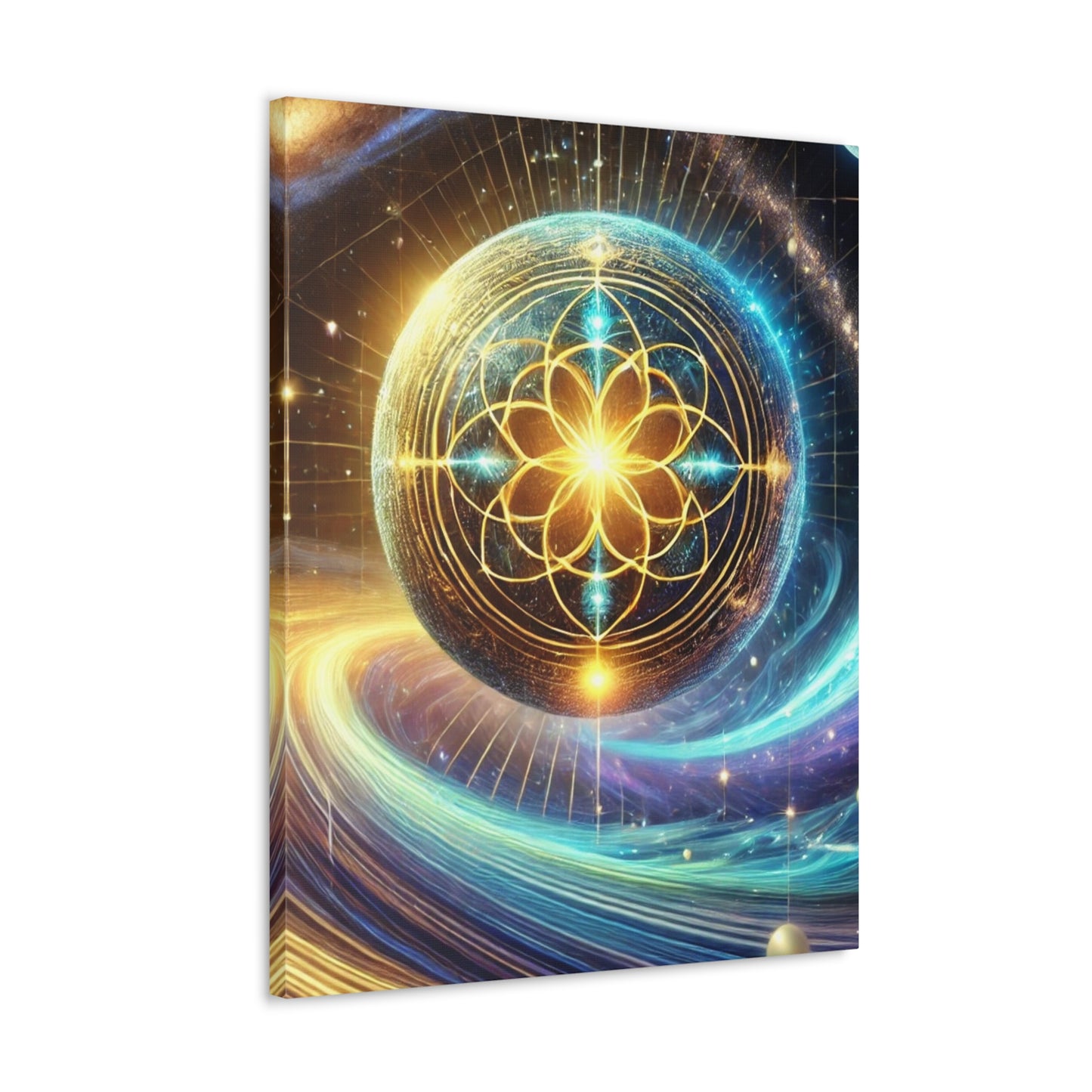 Sacred Geometry Art Canvas Ed. 55