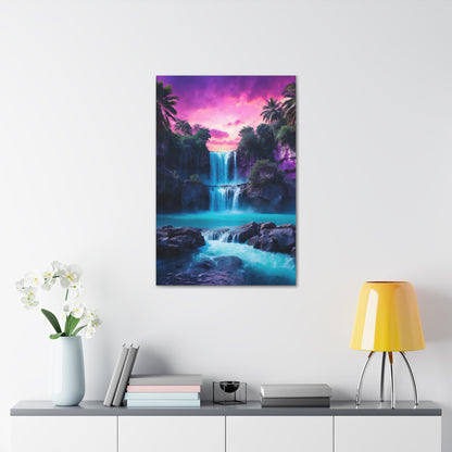 Majestic Waterfalls Art Canvas Ed. 29