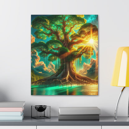 Trees of Light Art Canvas Ed. 12