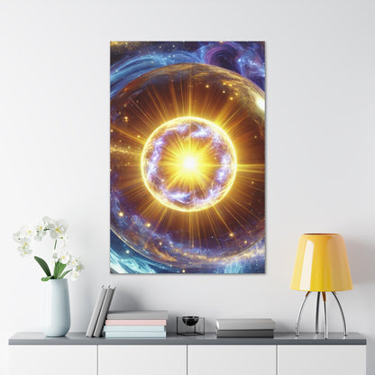 Energetic Orbs Art Canvas Ed. 12