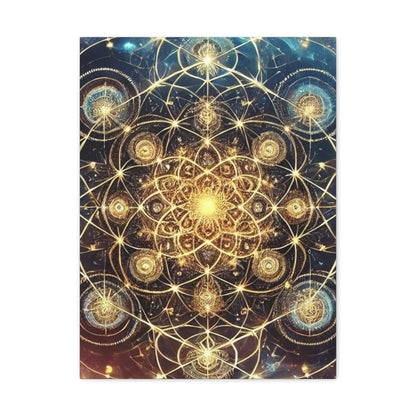 Sacred Geometry Art Canvas Ed. 75