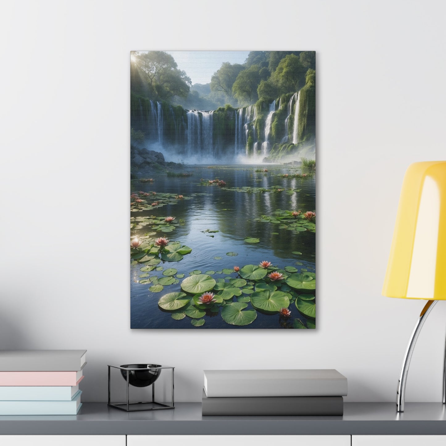 Majestic Waterfalls Art Canvas Ed. 7