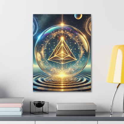 Sacred Geometry Art Canvas Ed. 34