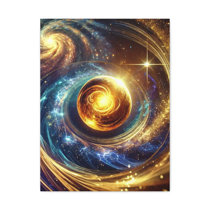 Energetic Orbs Art Canvas Ed. 7