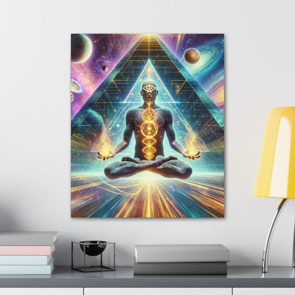 Quantum Entanglement Art Canvas Ed. 13