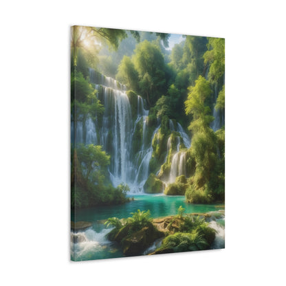 Majestic Waterfalls Art Canvas Ed. 3