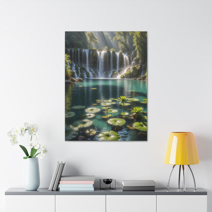 Majestic Waterfalls Art Canvas Ed. 24