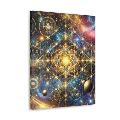 Sacred Geometry Art Canvas Ed. 72