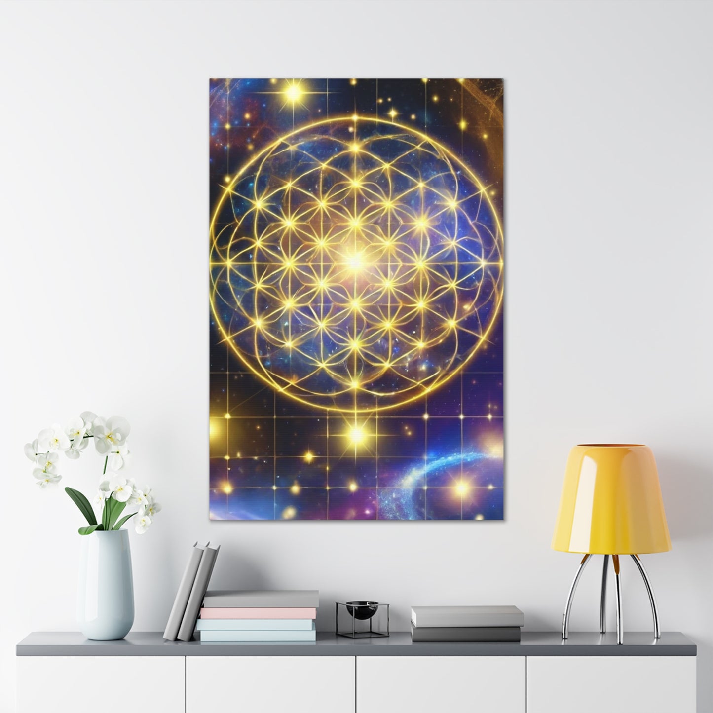 Sacred Geometry Art Canvas Ed. 73