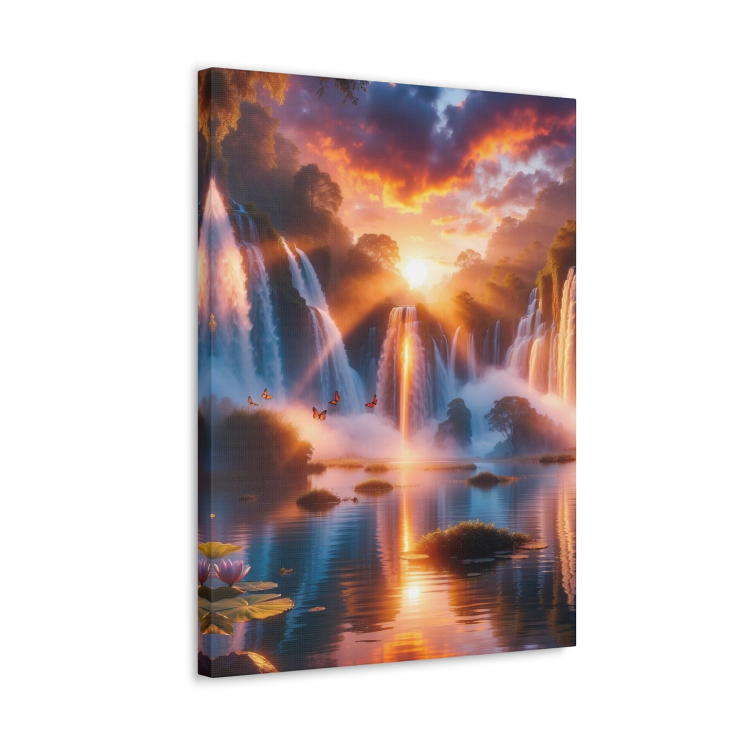 Majestic Waterfalls Art Canvas Ed. 21