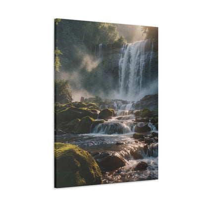 Majestic Waterfalls Art Canvas Ed. 15