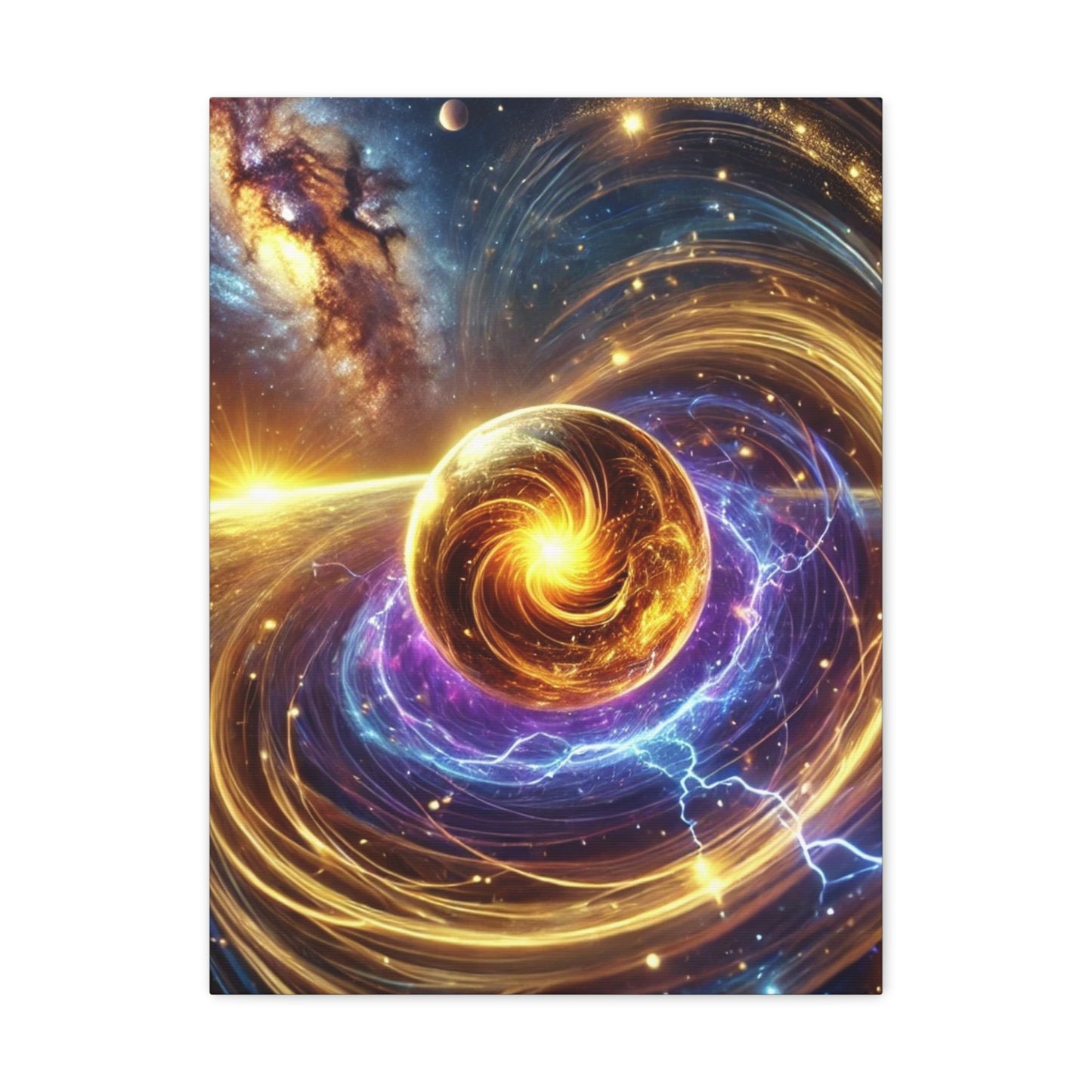 Energetic Orbs Art Canvas Ed. 8