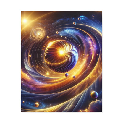 Energetic Orbs Art Canvas Ed. 5