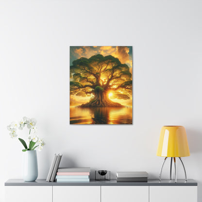 Trees of Light Art Canvas Ed. 4