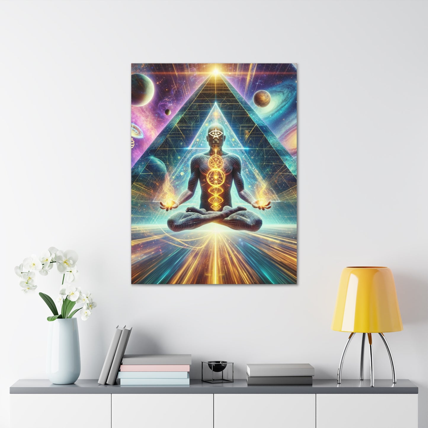 Quantum Entanglement Art Canvas Ed. 13