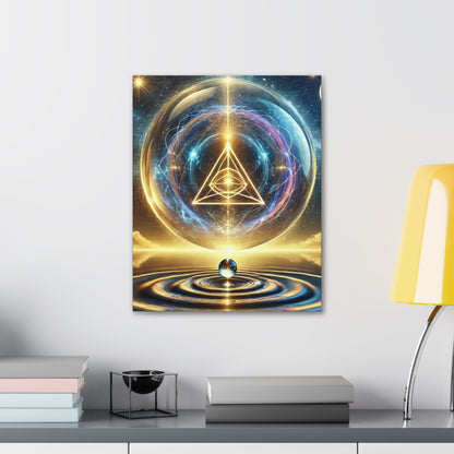 Sacred Geometry Art Canvas Ed. 33