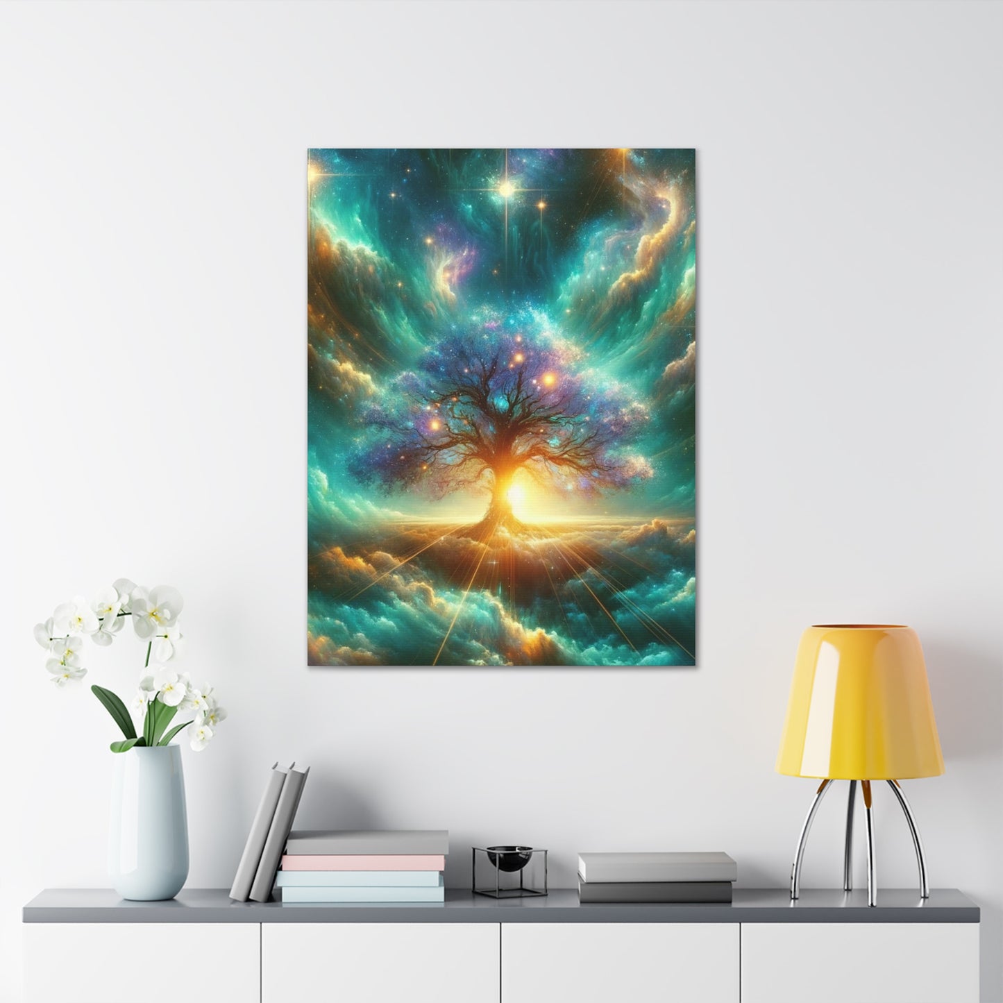 Trees of Light Art Canvas Ed. 16