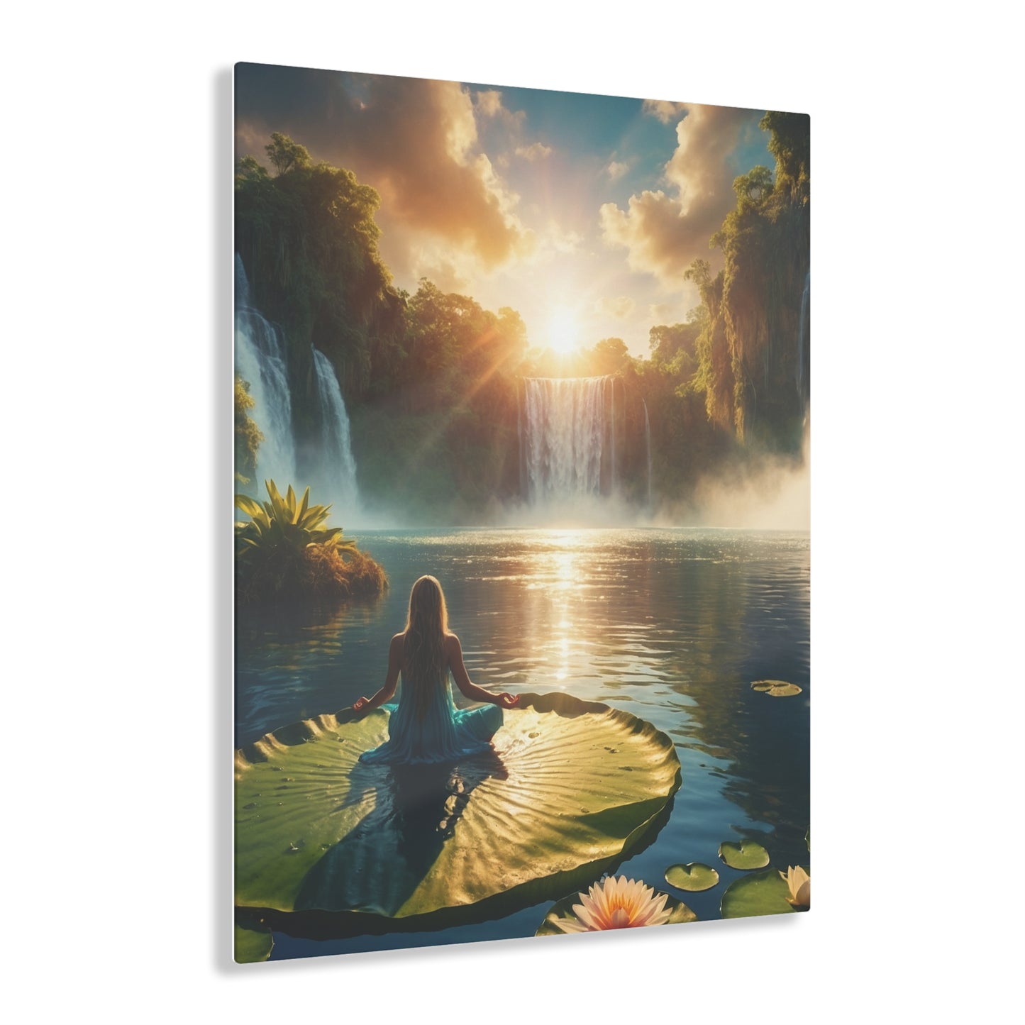 Blissful Lotus Acrylic Print Ed. 11