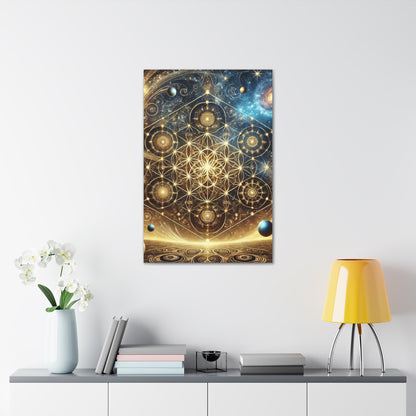 Sacred Geometry Art Canvas Ed. 76