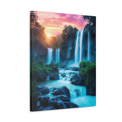 Majestic Waterfalls Art Canvas Ed. 31