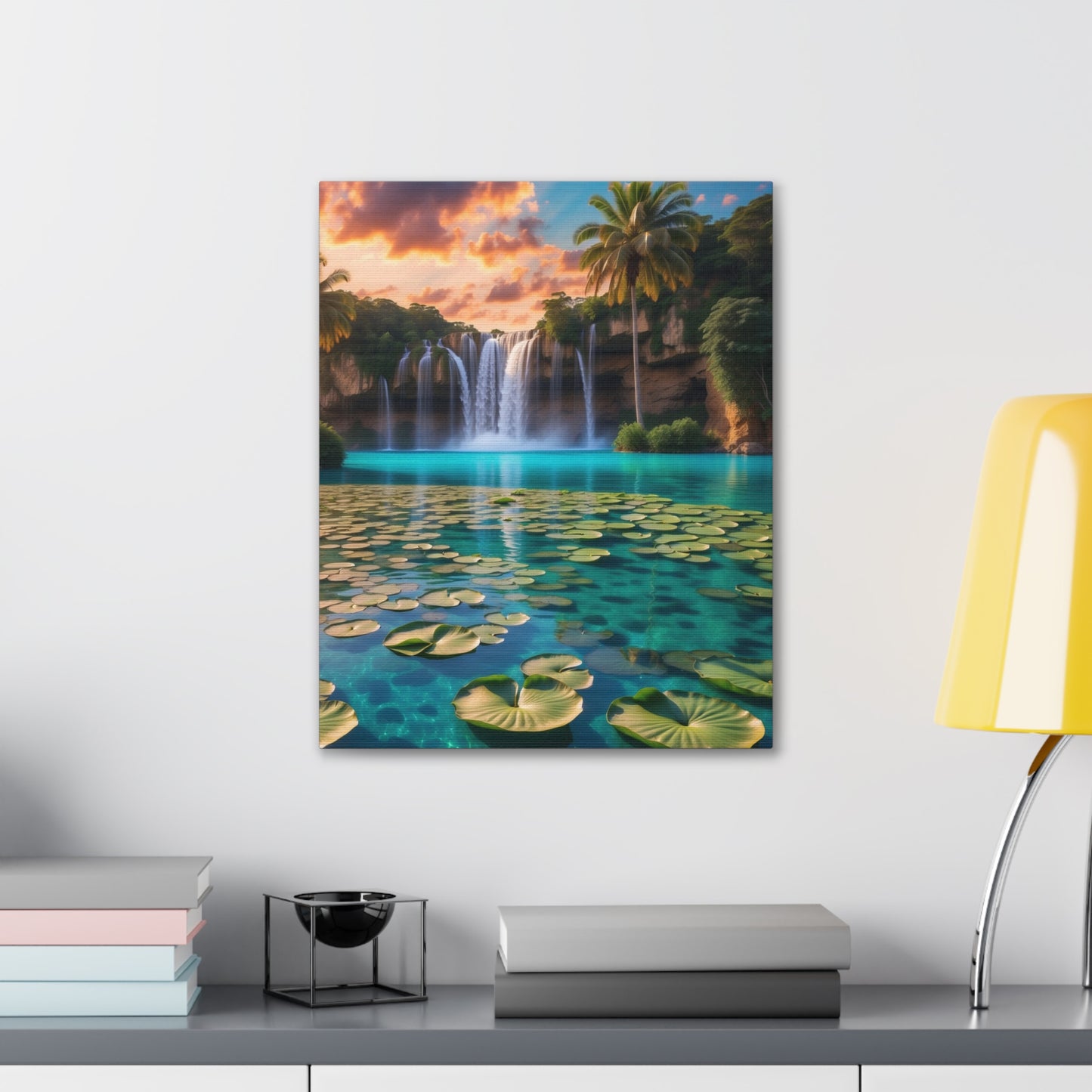 Majestic Waterfalls Art Canvas Ed. 40