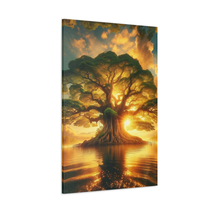 Trees of Light Art Canvas Ed. 4