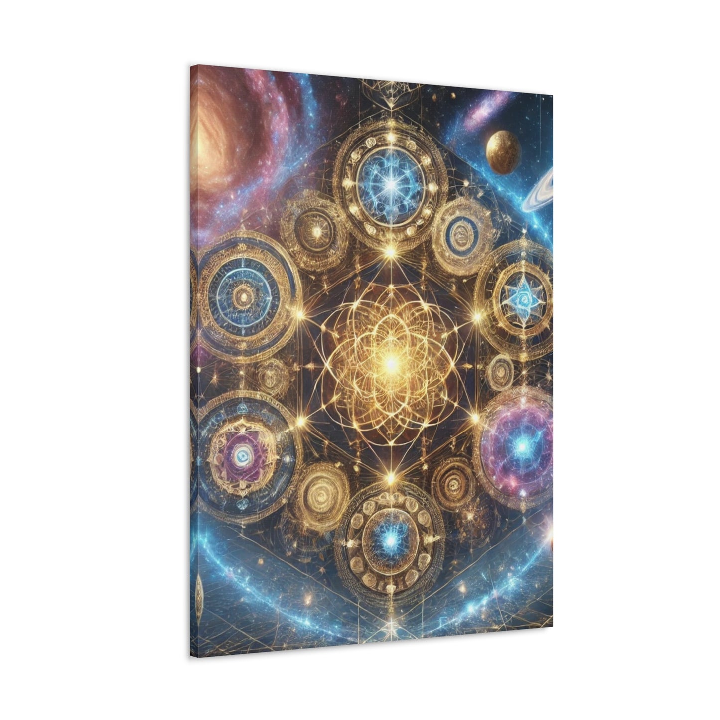 Sacred Geometry Art Canvas Ed. 69