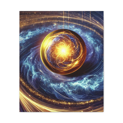 Energetic Orbs Art Canvas Ed. 10