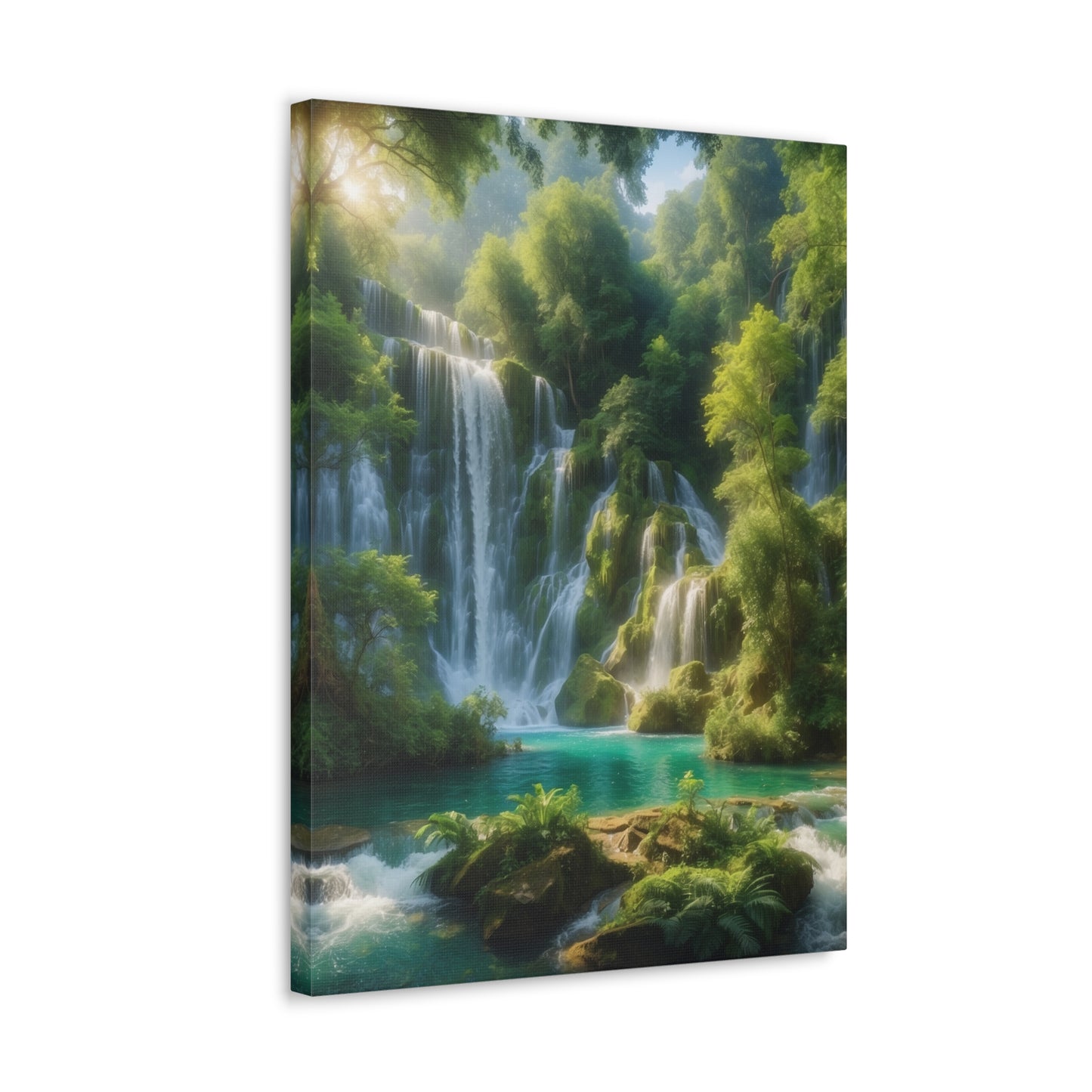 Majestic Waterfalls Art Canvas Ed. 3