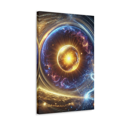 Energetic Orbs Art Canvas Ed. 9