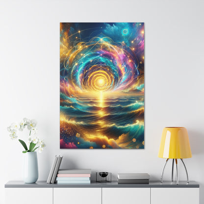 Serene Ocean Art Canvas Ed. 17