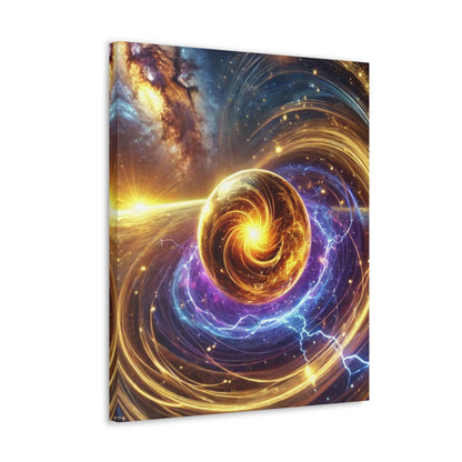 Energetic Orbs Art Canvas Ed. 8