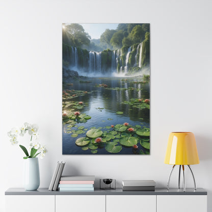 Majestic Waterfalls Art Canvas Ed. 7