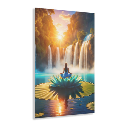 Blissful Lotus Acrylic Print Ed. 15