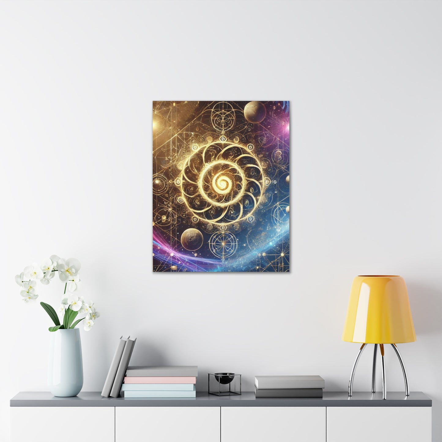 Sacred Geometry Art Canvas Ed. 65