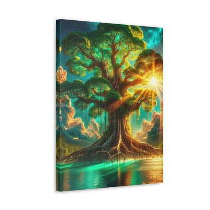 Trees of Light Art Canvas Ed. 12