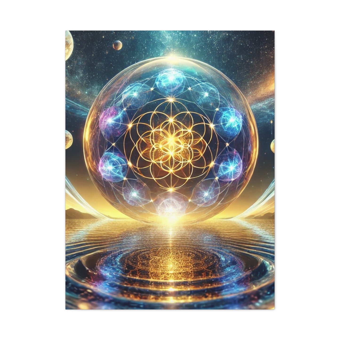 Sacred Geometry Art Canvas Ed. 12